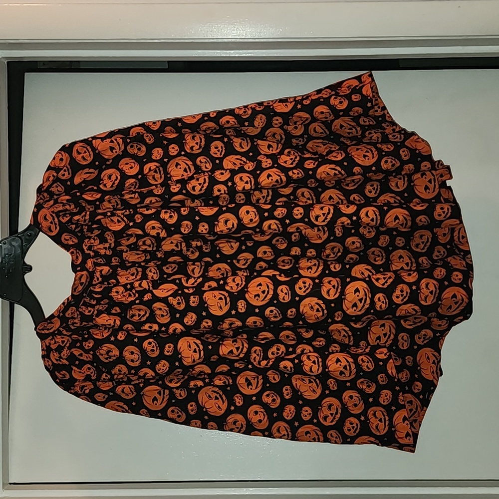 Violets in May custom Halloween swing skirt size XS
